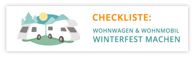Checklist voor het winterklaar maken van caravans en campers