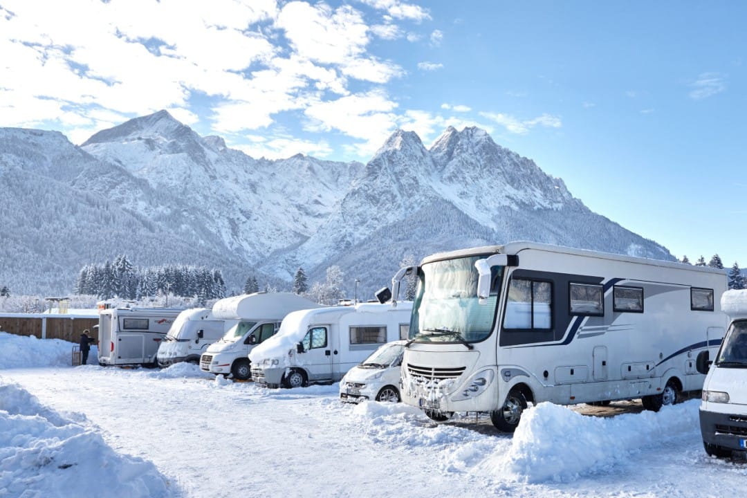Wintercamping an der Zugspitze