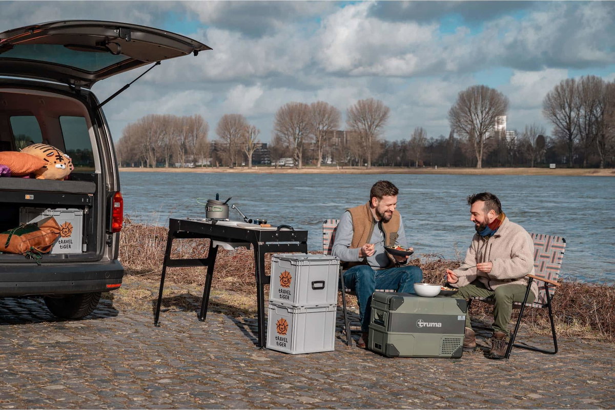 De "Koche" campingkeuken is flexibel en past zich aan je behoeften aan. © reistijger