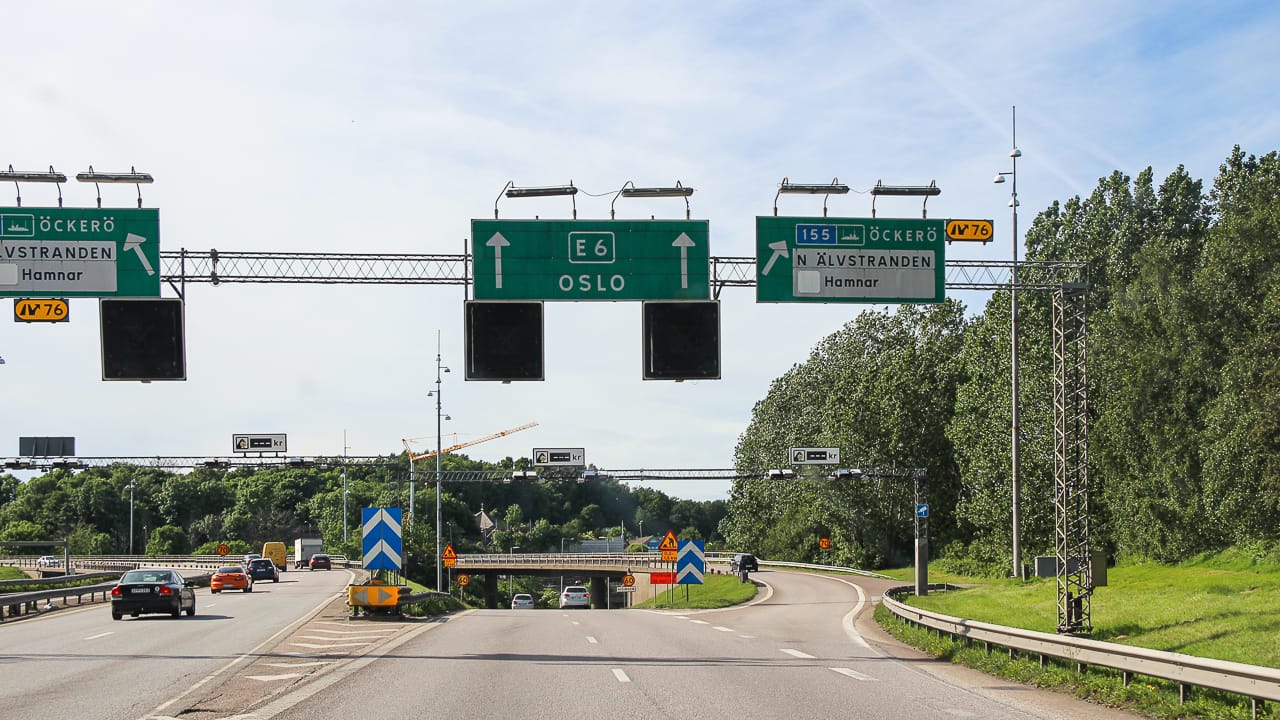 Verkehrsregeln Schweden