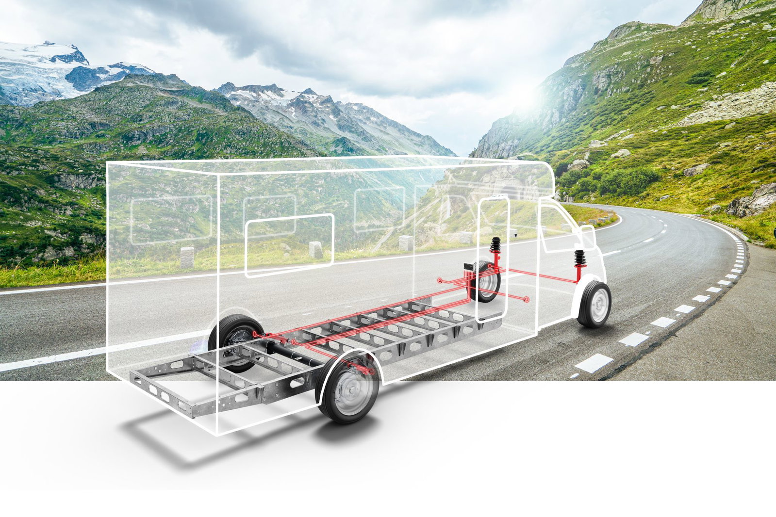 Dit nieuwe AL-KO COMFORT DRIVE camperchassis denkt met je mee - Meer rijcomfort en veiligheid
