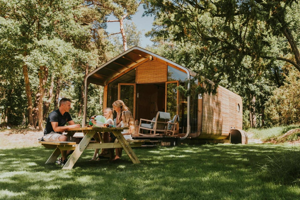 Camping Nederland Huuraccommodatie "Wikkelhouse"