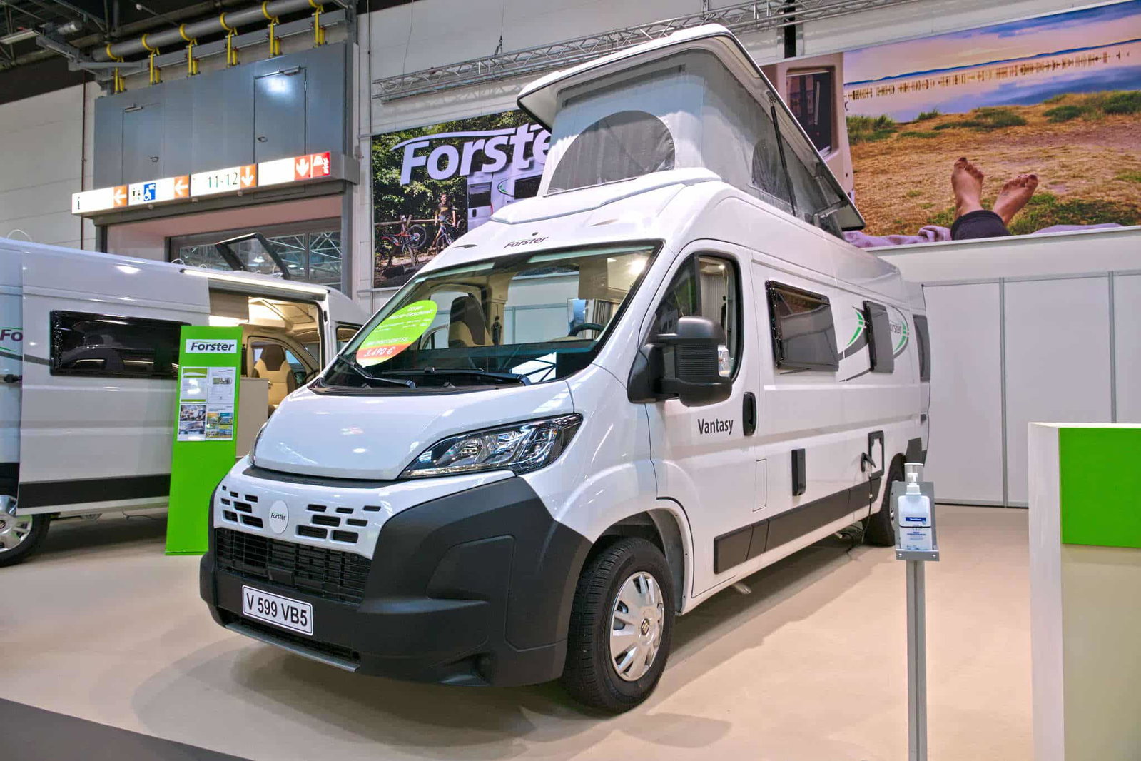 Forster Flip FV 599 VB5 (2025): compacte camper voor kampeertrips met het gezin