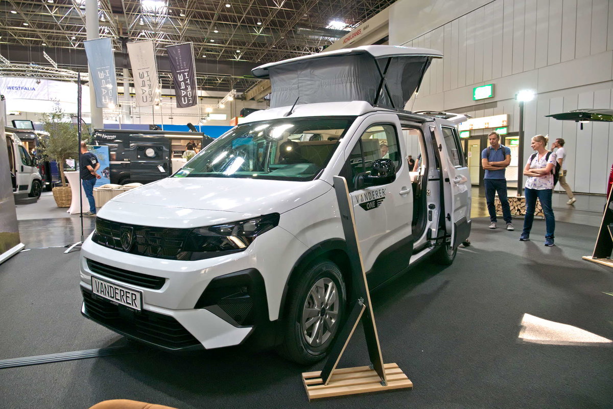 Vanderer One Außenansicht Peugeot Rifter Caravan Salon 2024
