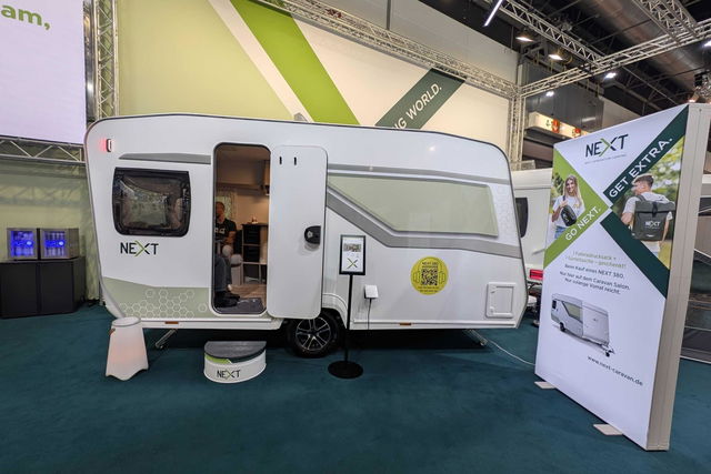 NEXT 380 - Lichtgewicht, modern en ideaal voor elektrische auto's: wat de nieuwe caravan van Fendt echt kan doen