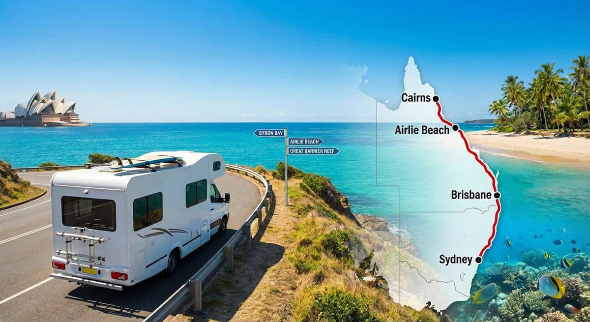 Camperreis langs de kust