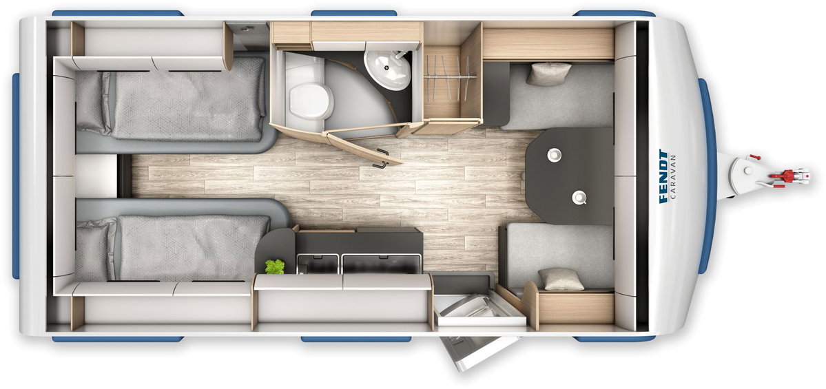 Plattegrond Fendt Apero Activ 465 GE