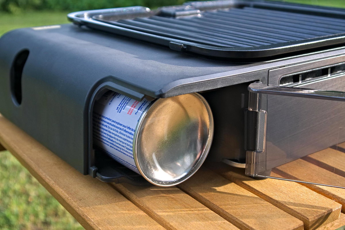 Campingkooktoestel met patroon