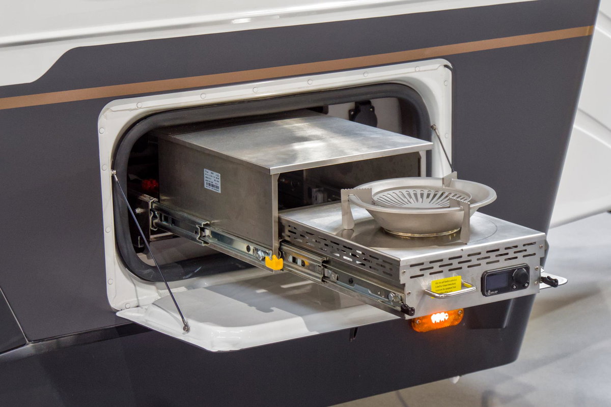 Lidu Aquila 360 Kompaktcaravan mit Außenküche