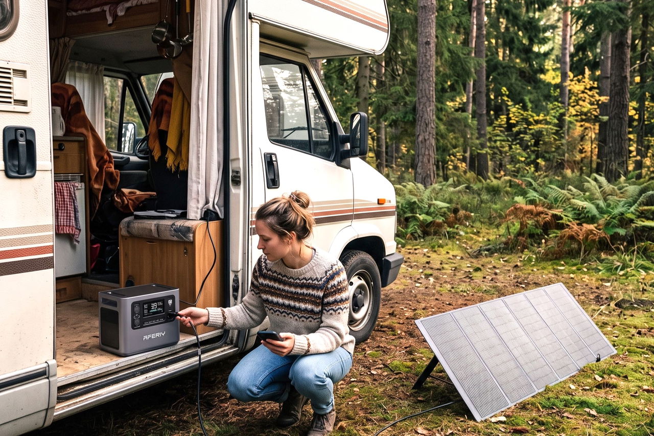 Goedkoop Jackery-alternatief: powerstation met zonnepaneel voor 1.300 € – wat kan de huidige Aferiy-deal?