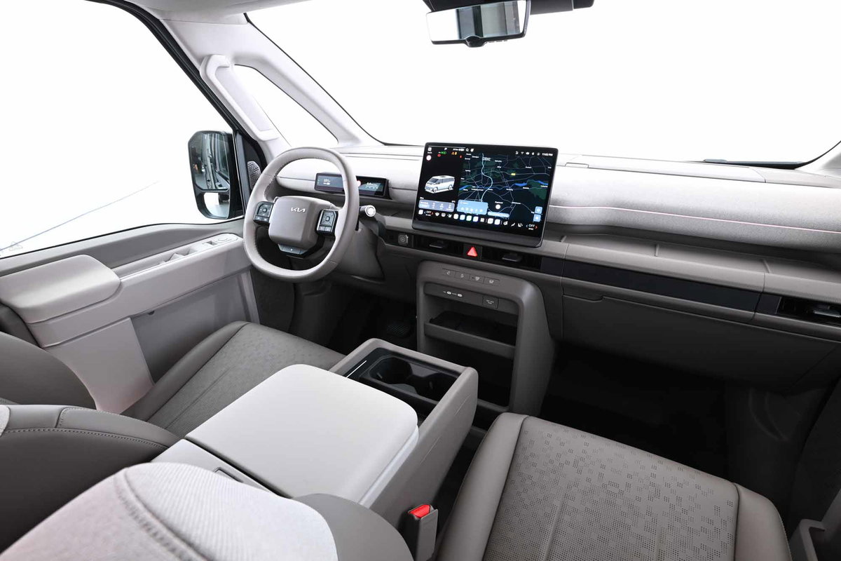 De cabine van de Kia PV7