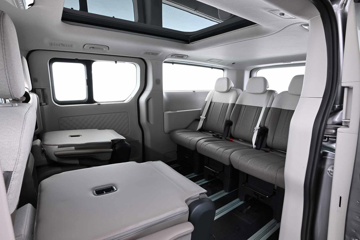 Interieur van de Kia PV7 e-transporter